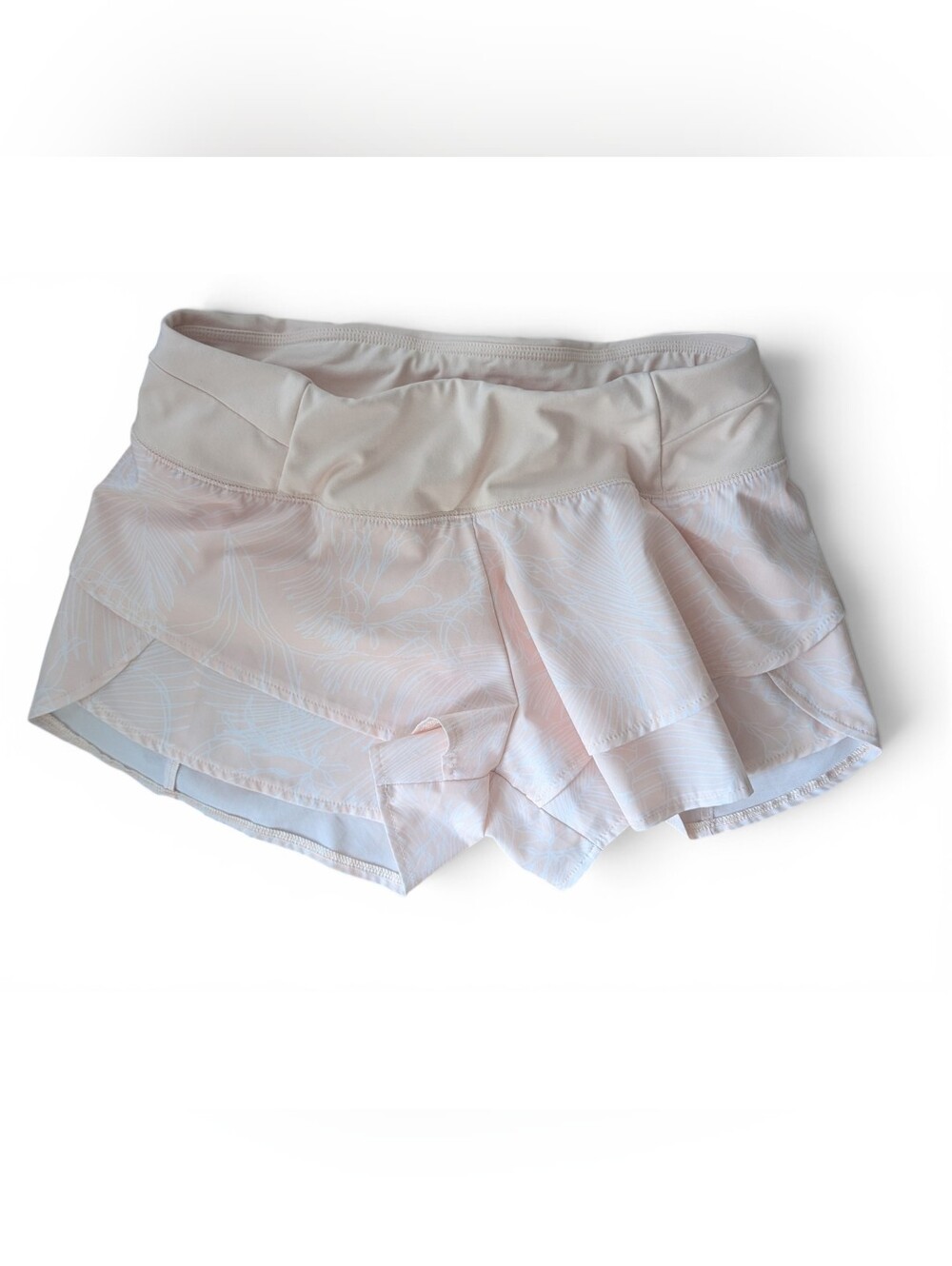 Calia By Carrie Underwoods Kick It Up Shorts In Light Pink And White 3" Inseam